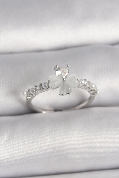 idimilla النحاس الفضة اللون الزركون حجر البرسيم نموذج اللؤلؤ التفاصيل حلقة قا...