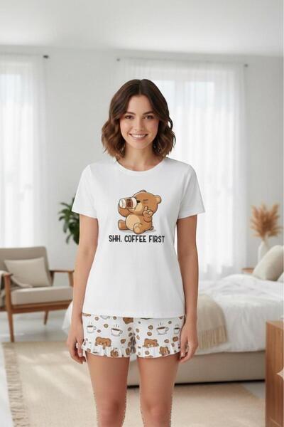 PEMBİŞ HOMEWEAR Γυναικείο Σετ Πιτζάμες Κοντομάνικο Σορτς-σέζμ-03