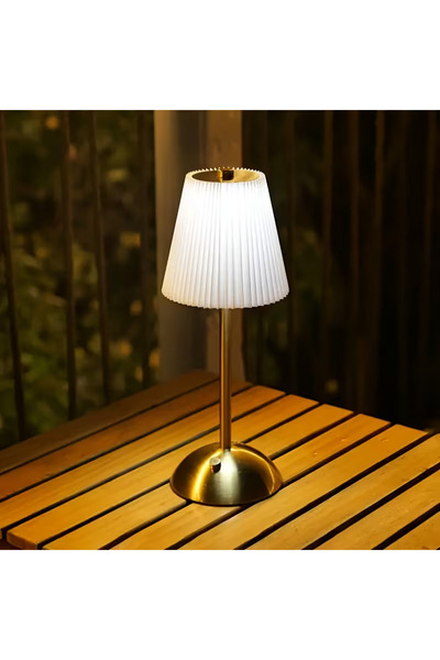 TRAPOWER Şarjlı Masa Lambası 3 Renk Abajur