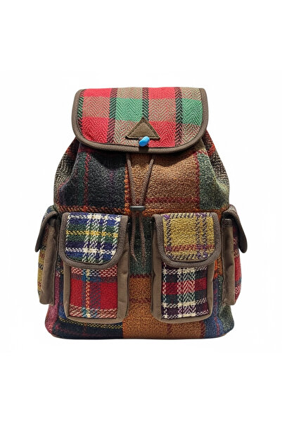 BİLGENS BUTİK Ethnic Model Backpack with 4 Side Pockets
