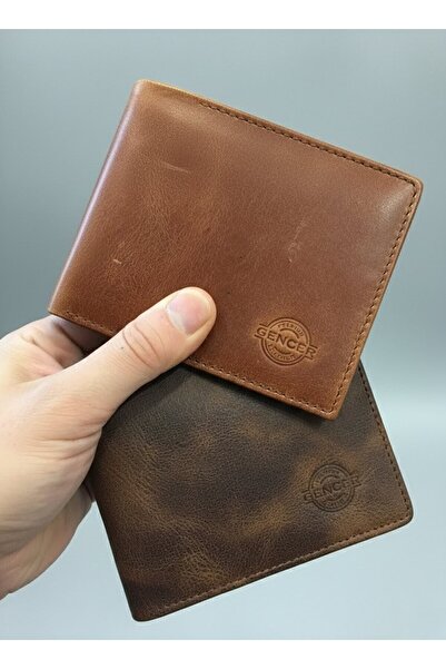 GENCER LEATHER MEN'S LEATHER WALLET