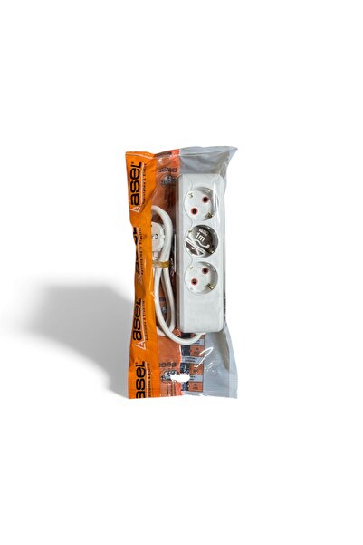 Asel 3LÜ 1 METRE TOPRAKLI GRUP PRİZ