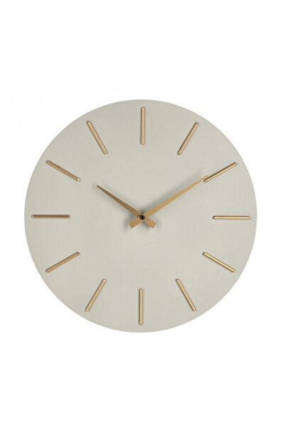 Bizzotto Ρολόι τοίχου με μπεζ χρυσό και χρονοδιάγραμμα 40x5 εκ.