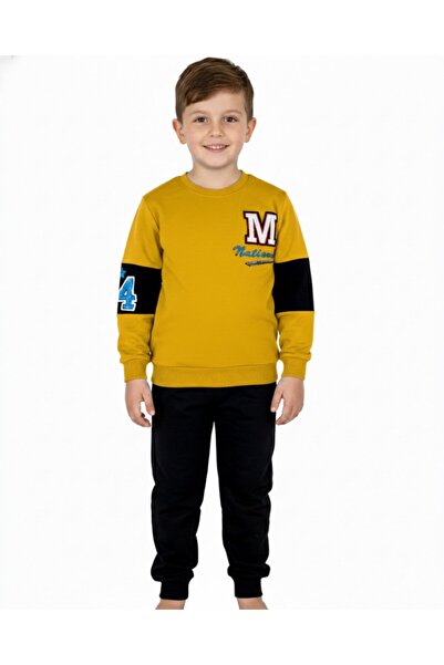 VOY KİDS Set de trening pentru băiat M brodat de tranziție basic 9-10-11-12-13 ani