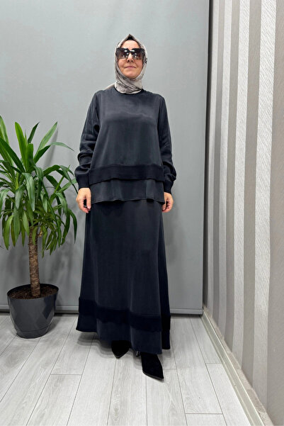 MISS DALIDA Skirt Suit Black T26K-6002 (T26K-2000)