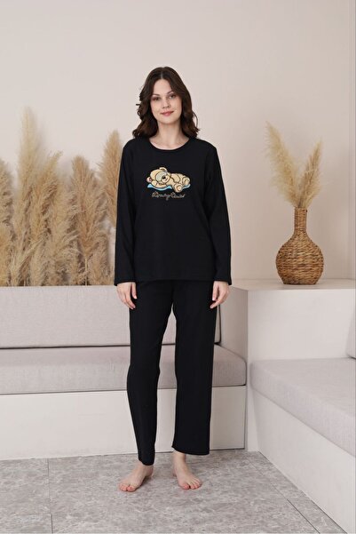 HUBEN γυναικείο σετ πιτζάμες interlock