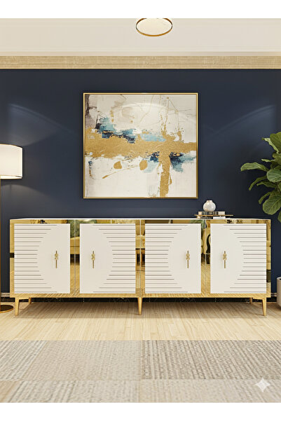 YUMEDİ DESİGN KA1801BG - KEREM KONSOL, TV SEHPASI, ÇOK AMAÇLI DOLAP ve KAHVE ...