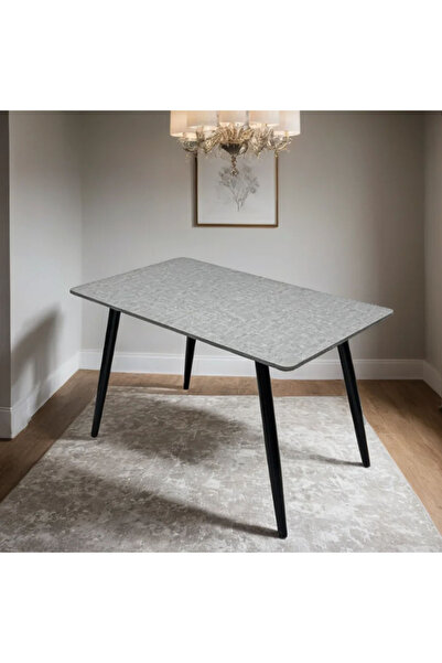 Tasamem Dafia طاولة طعام مفردة مقاس 75*70*120 سم