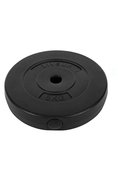 EBIN Disc de greutate pentru haltere de 5 kg, diametru 25 cm, tip F-28, GG-0079