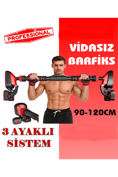 Tisul 3POD 3 Ayaklı 92-120CM Kapı Arası Barfiksi Koridor Arası Barfix Demiri ...