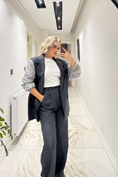 SEDA ALTAŞ Boyfriend Blazer Kadın Takım