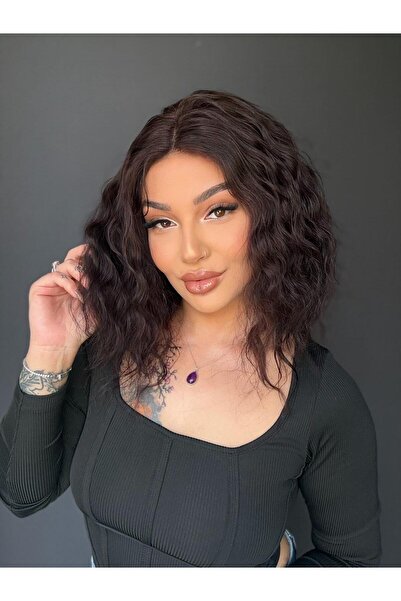 Suzan Peruk Gerçek Doğal insan Saçı Her yöne ayrımlı hava alan Medikal Tül peruk