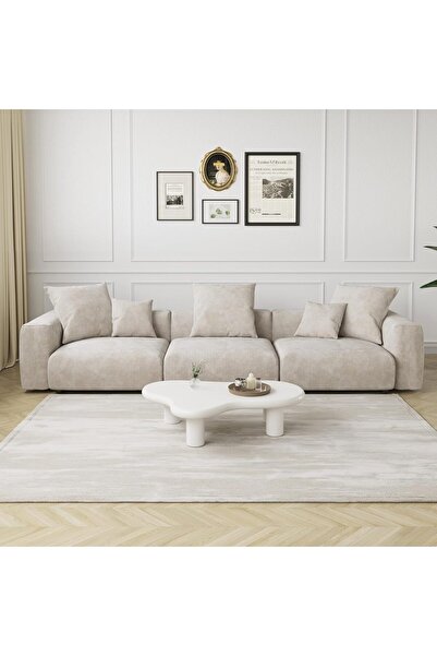 pavellium home Nova 3’lü Sünger Koltuk | 360x130 cm | Yumuşak Dokulu & Konforlu