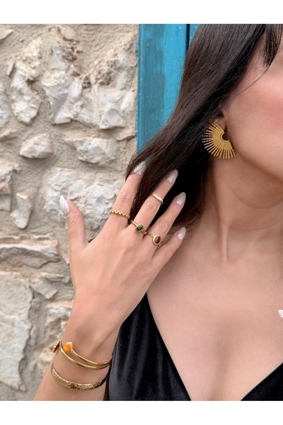 Mavra Jewerly Çelik dorika yüzük