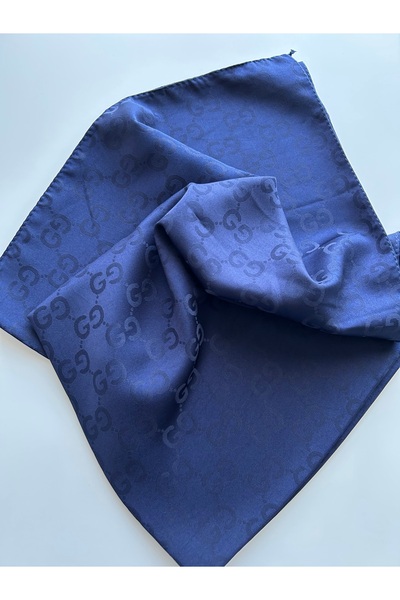 Scarf G pattern cotton jacquard shawl