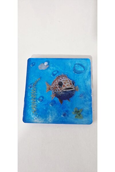 pınaxar Capac de scurgere epoxidic rezistent la rupere, albastru - Ornament d...