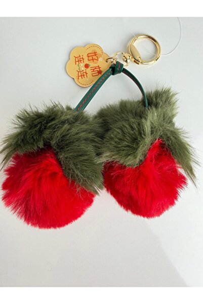 Bumelo Plush Cherry Keychain, Bag Charm, Gift