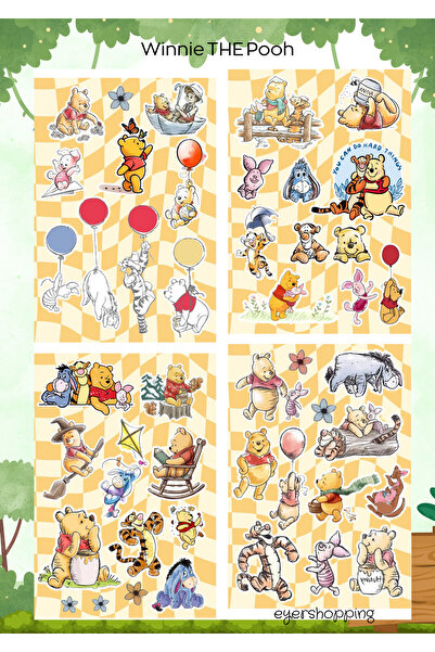 EyER Shoping Winnie the Pooh Sticker Set