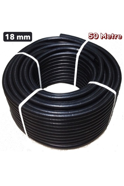 Çetsan 18 lik Plastik Spiral Boru 50 Metre