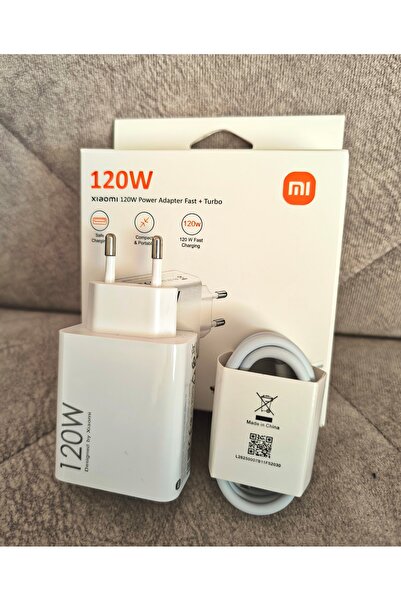 Kotenart Xiaomi Mi Note 14 Pro / 14 Pro Plus / 14T Pro Uyumlu 120W Turbo Hızlı Şarj Cihazı Aleti 120Watt Set