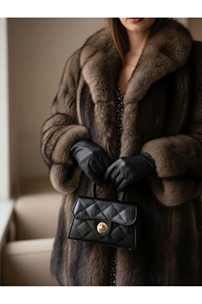 FLOMNIA Kapitoneli Mini El, Kol ve Omuz Çantası | Suni Deri | Şık Kilit Detay...