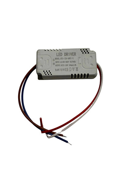 POWERR LED AYDINLATMA 40 Watt (25-40)x1W Sabit Akım Tek Renk Led Avize Driver...