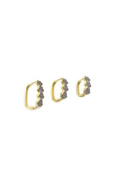 toyigoo 3-Piece Hoop Earrings - Gold
