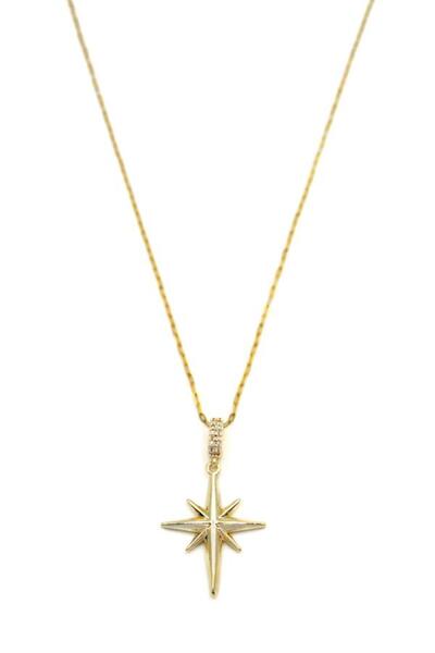 toyigoo North Star Necklace - Gold