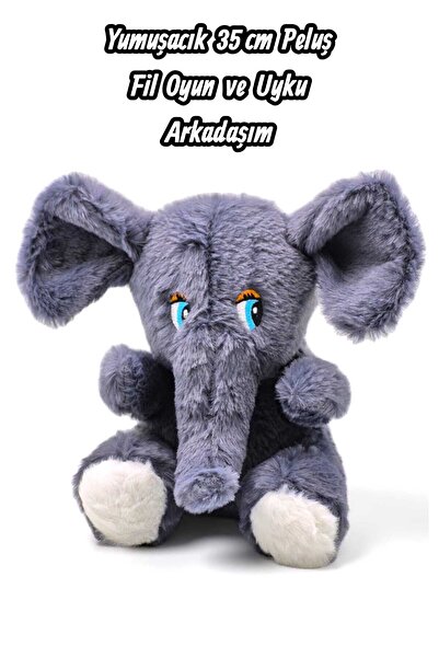 Fidan oyuncak 35 cm Plush Elephant Sleeping and Playmate