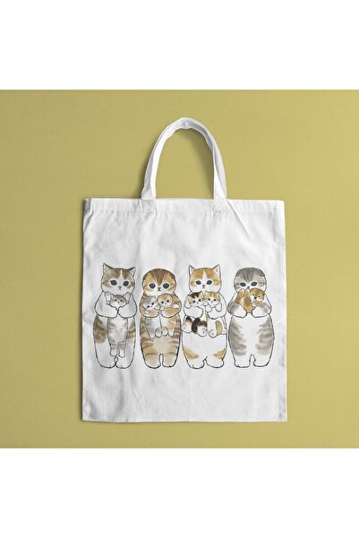 FenerciHediyelik Cat Printed Shoulder Bag