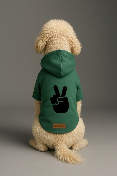 Monopetz Printed Inside Fleece Dog and Cat Clothing & Dress - Green Color K H...