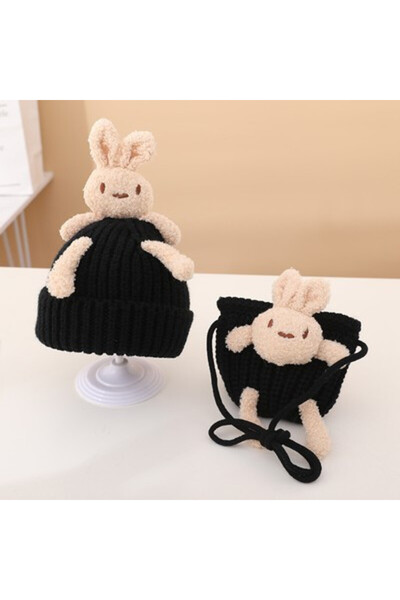 Superbaby Set caciulita si gentuta - Blacky