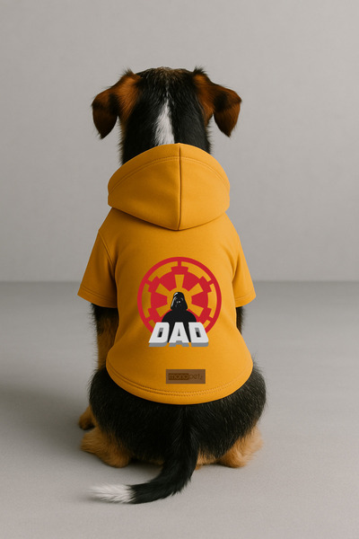 Monopetz Printed Dog and Cat Outfit & Dress with Fleece Inside - Yellow Color...
