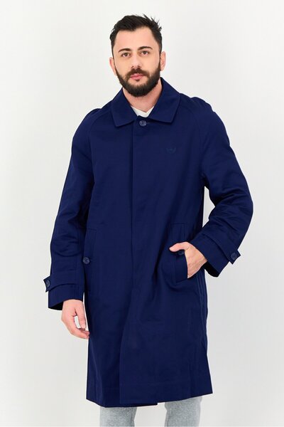 adidas Men Sportswear Fit Long Sleeve Essential Outdoor Jacket, Navy