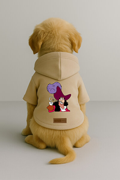 Monopetz Printed Dog and Cat Outfit & Dress with Fleece Inside - Beige Color ...