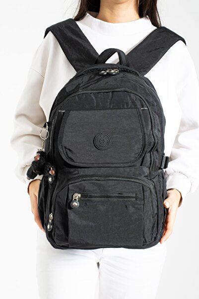 Meryem Çanta حقيبة ظهر مدرسية من قماش كيبلينج خفيفة الوزن للغاية ومتعددة الجي...