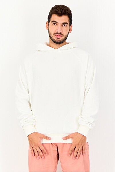 adidas Men Sportswear Fit Long Sleeve Outdoor Hoodie, White