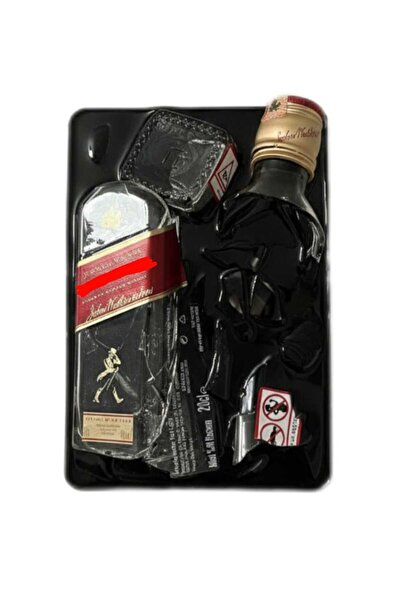 RESINO Epoksi Kırık Cam Tablo – 20 cl Viski Şişeli Duvar Dekoru