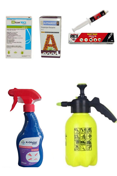 Bayer Hamamböceği Karafatma Gümüşcün Kalorifer Böceği Karınca İlaçlama Seti