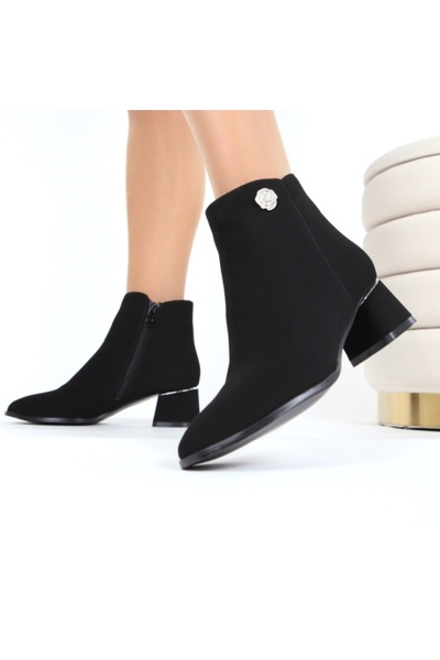 OEM Samyna black heeled ankle boots