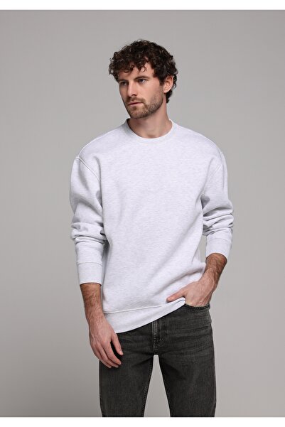 Colin's Comfort Fit Erkek Gri Sweatshirt