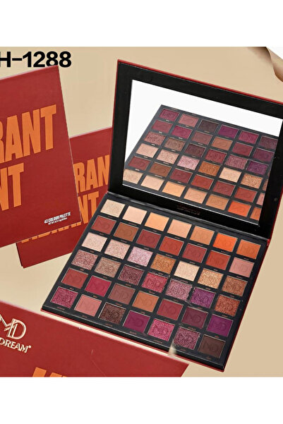 MAYDREAM ظل عيون باليت 42 لون PH-1288 دفتر الألوان العميقة والدافئة .