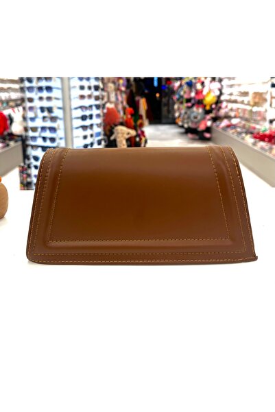 GLOW ACCESSORIES BAE Women's Tan Leather Hand and Shoulder Bag