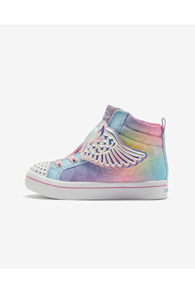 SKECHERS TWİ-LİTES 2.0 - FLYİNG LOVE Büyük Kız Çocuk Mavi Işıklı Spor Ayakkab...