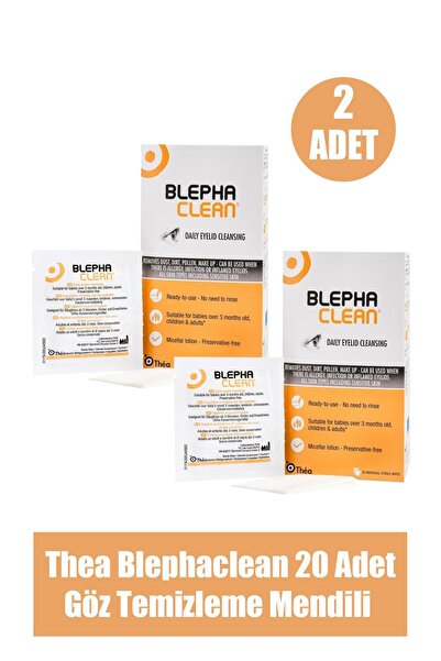 Thea Blephaclean Steril Göz Pedi 20'li 2 Kutu