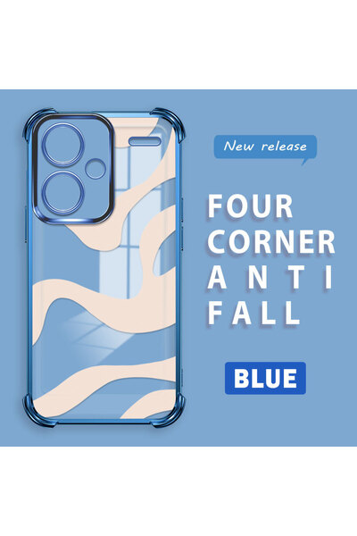 Hontinga حافظة هاتف شفافة متوافقة مع شاومي ريدمي نوت 13 برو بلس 5G بنمط مطبوع...