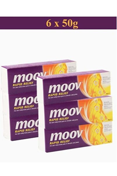 Moov Pack Of 6 Rapid Relief Cream