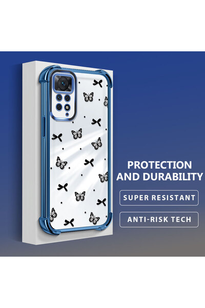 Hontinga حافظة هاتف شفافة من السيليكون الناعم متوافقة مع هاتف Xiaomi Redmi No...