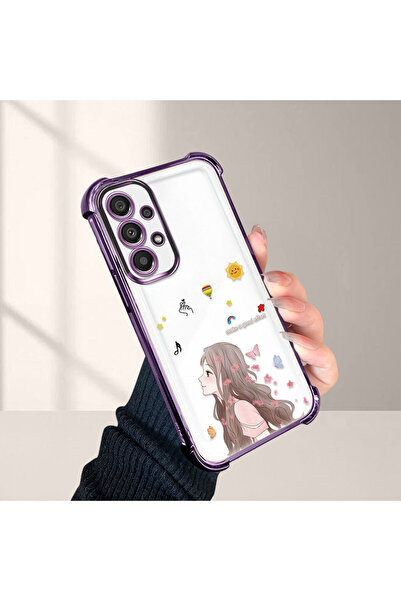 Hontinga حافظة هاتف شفافة متوافقة مع سامسونج جالاكسي A33 مصنوعة من السيليكون ...