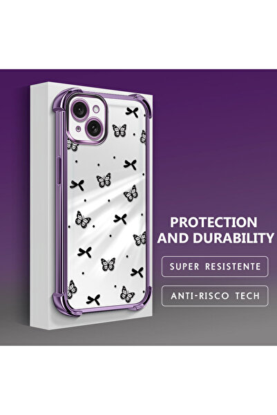 Hontinga حافظة هاتف شفافة من السيليكون الناعم متوافقة مع هاتف iPhone 15 Plus ...